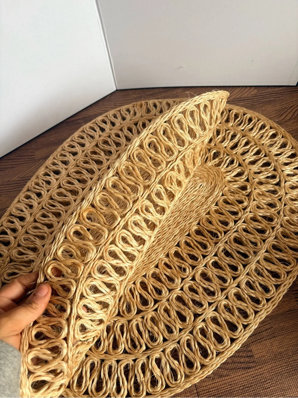 Natural Beige Woven Placemats (2)